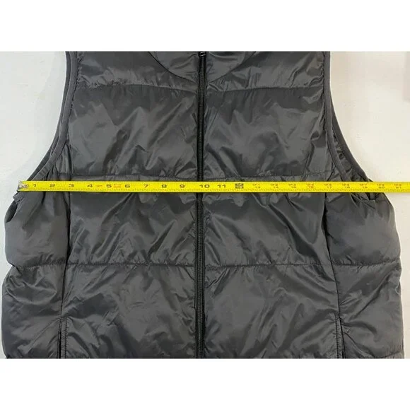 Xersion Men’s Packable Puffer Vest XL Black Lightweight Zip Up - Picture 8 of 12